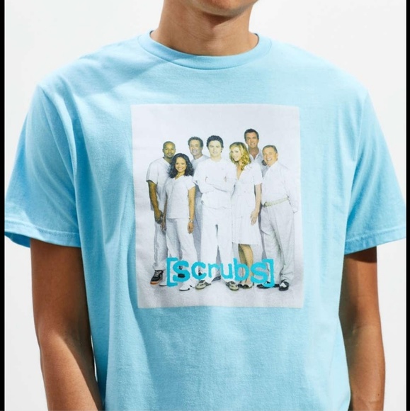 Scrubs cast short sleeve graphic tee shirt Lg.. Urban Outfitters - Picture 3 of 7
